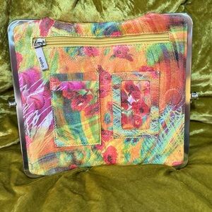 HOBO Lauren Floral Clutch Wallet